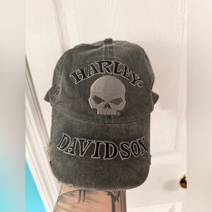 Harley-Davidson Grey Cap with Skull Logo